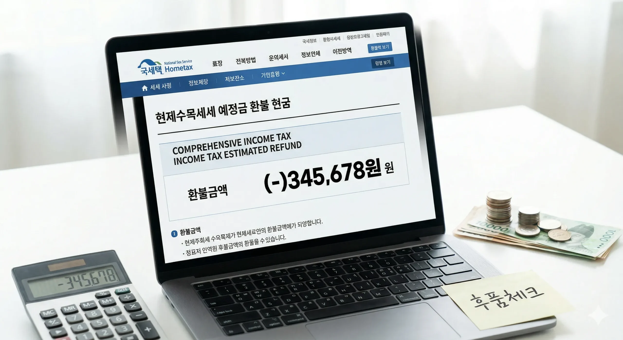 2026 종합소득세 신고 기간 환급금 조회 방법