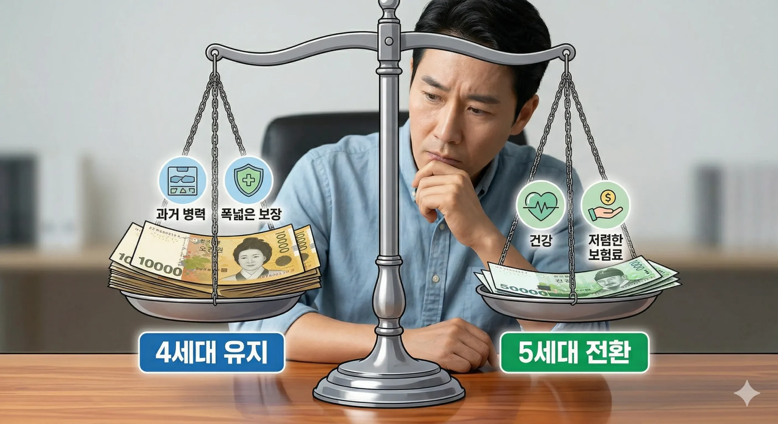 4세대 실손보험 인상 대비 5세대 전환 자가 진단 체크리스트