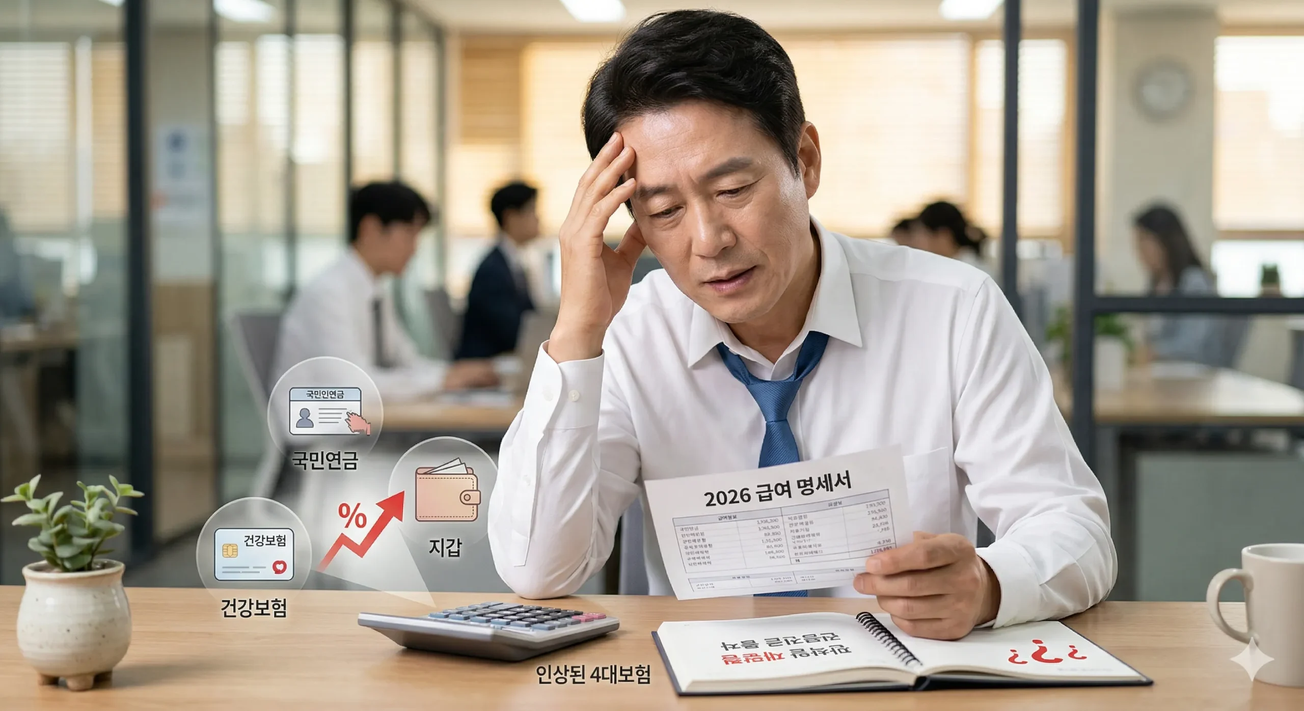 2026년 4대보험 요율 인상 및 5세대 실손보험 금융 변화 안내