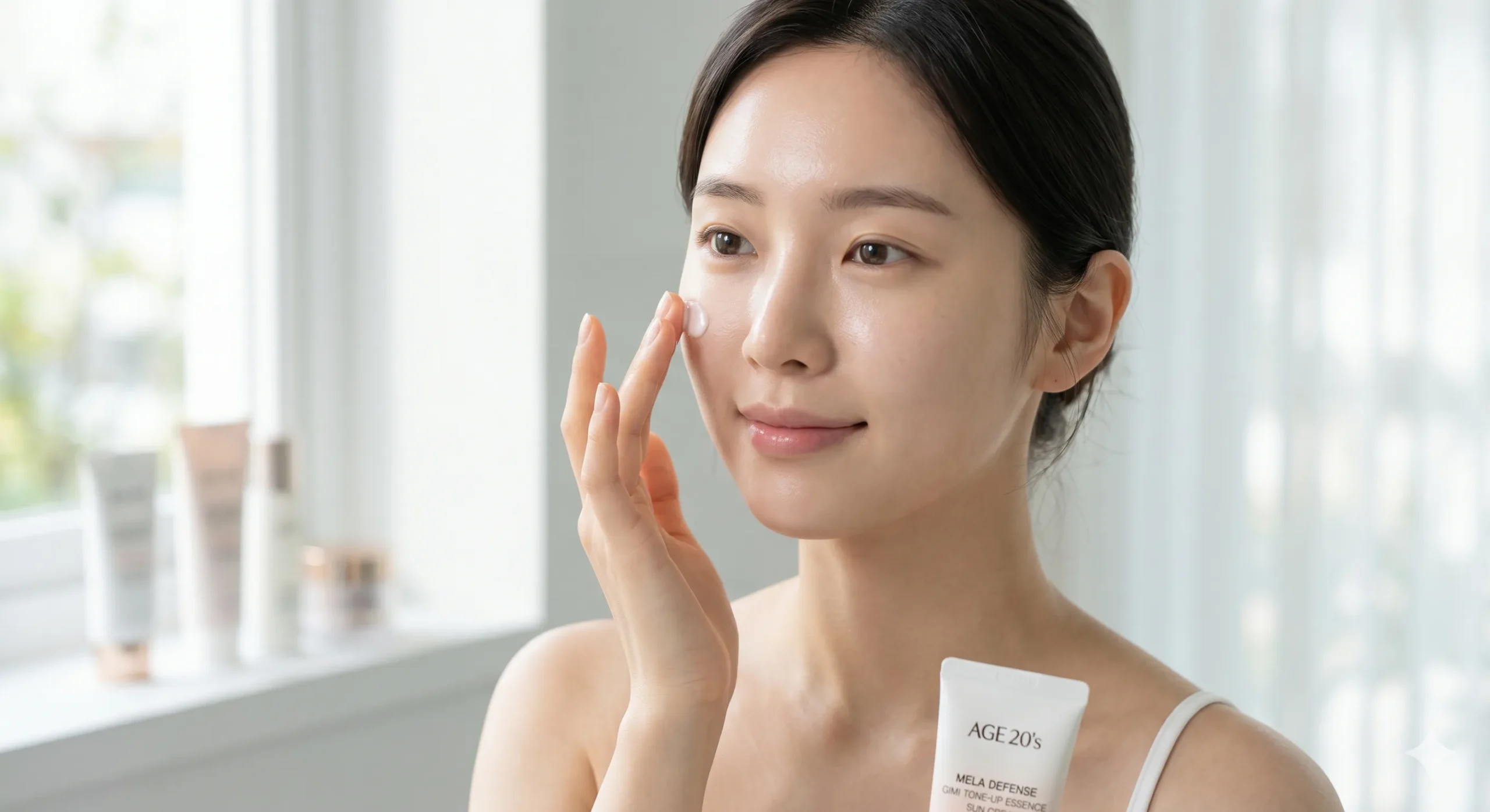 에이지투웨니스 멜라 디펜스 톤업 선크림 메인 이미지